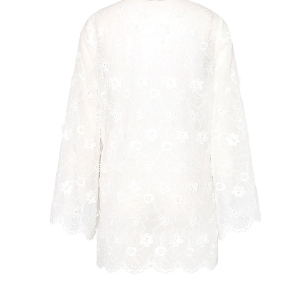 Milly Cabana Viara Floral Applique Cover-Up - NWT - Picture 4 of 7